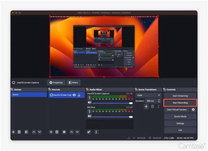 Can OBS screen record?