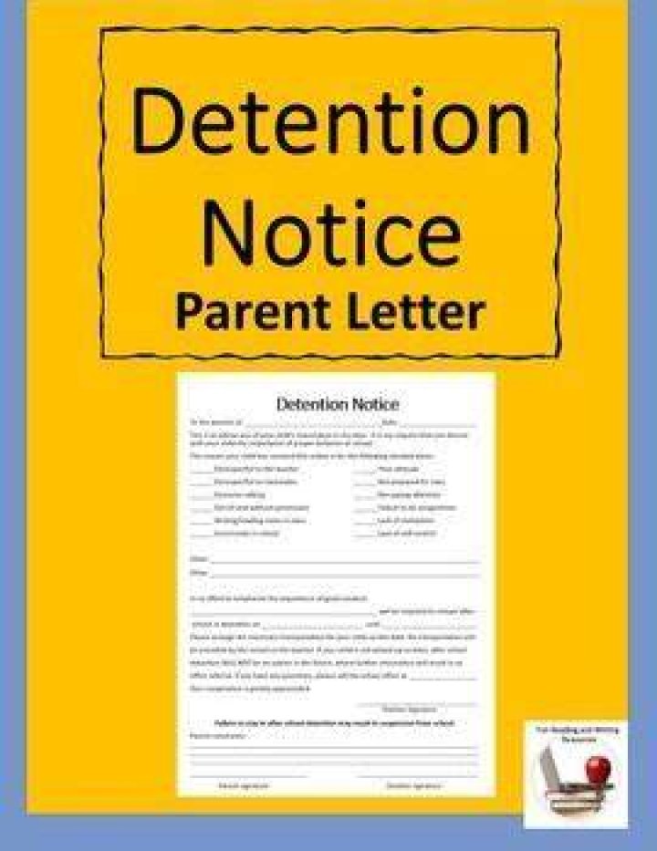 Can parents refuse after school detention?