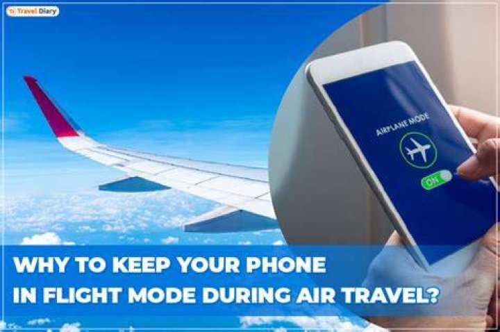 Can you keep your phone on during a flight?