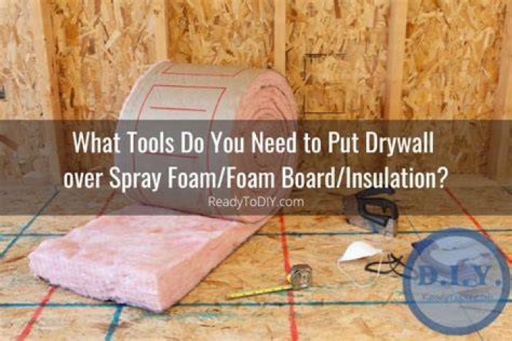 Can you put drywall over foam board?
