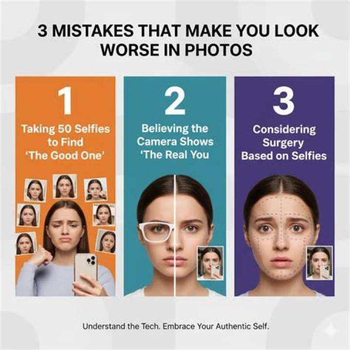 Do photos make you look worse?
