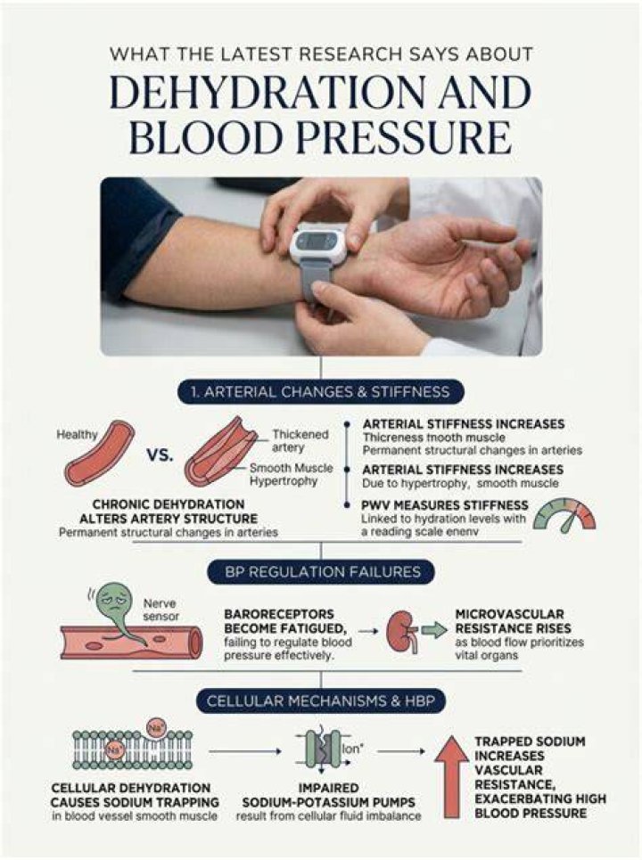 Does dehydration cause high blood pressure?