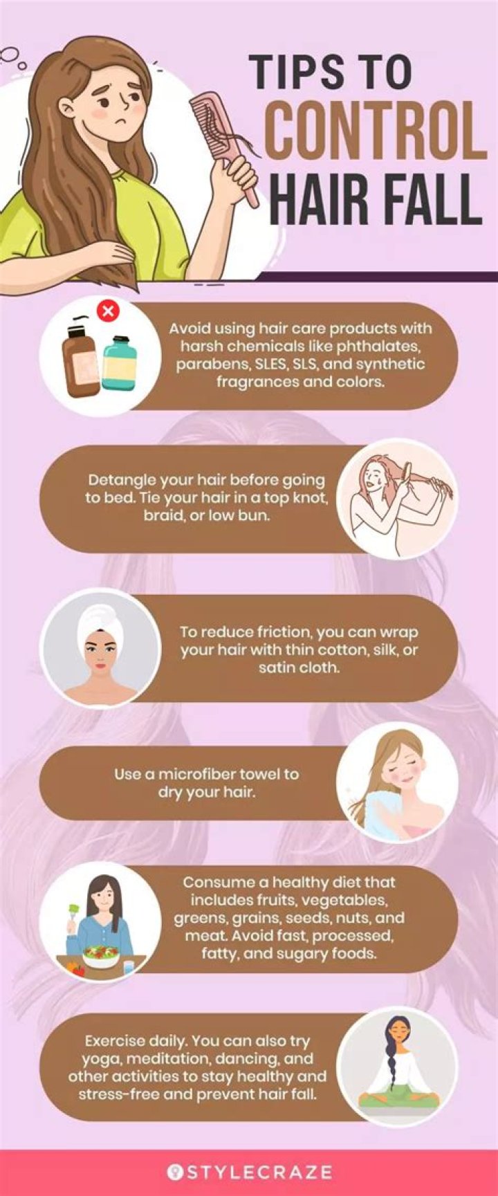 How can I stop my hair from falling out after breastfeeding?