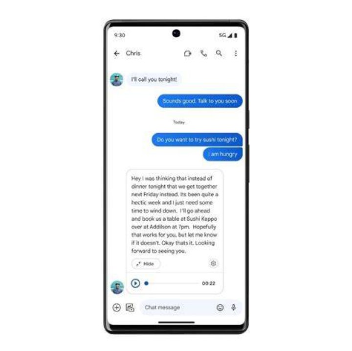 How do you reset messages on Android?