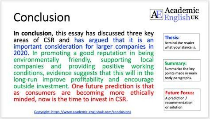 How do you write a conclusion for an interview?