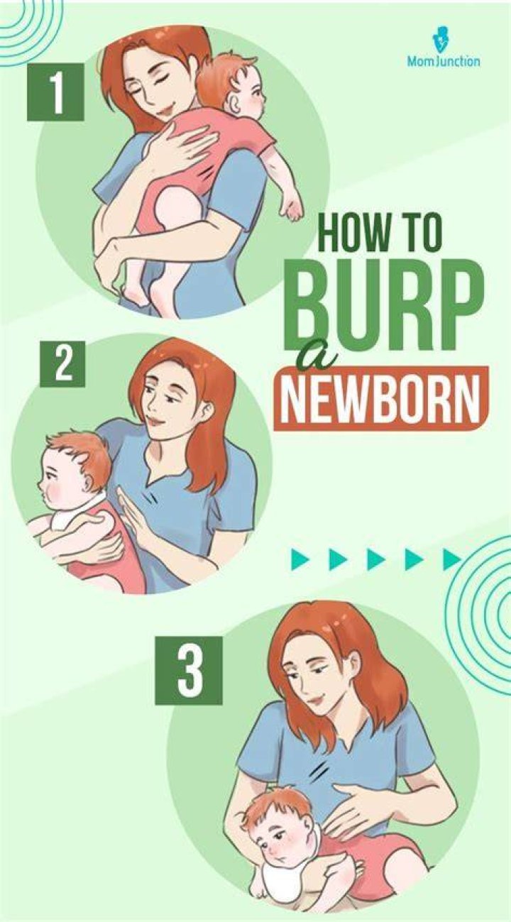 How long do you burp a newborn?
