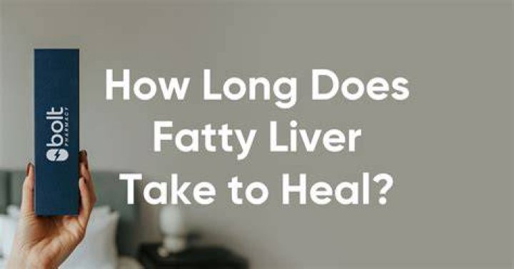 How long does it take for liver inflammation to heal?