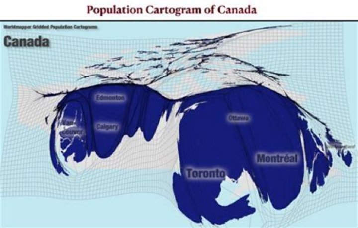 How much of Canada is undiscovered?