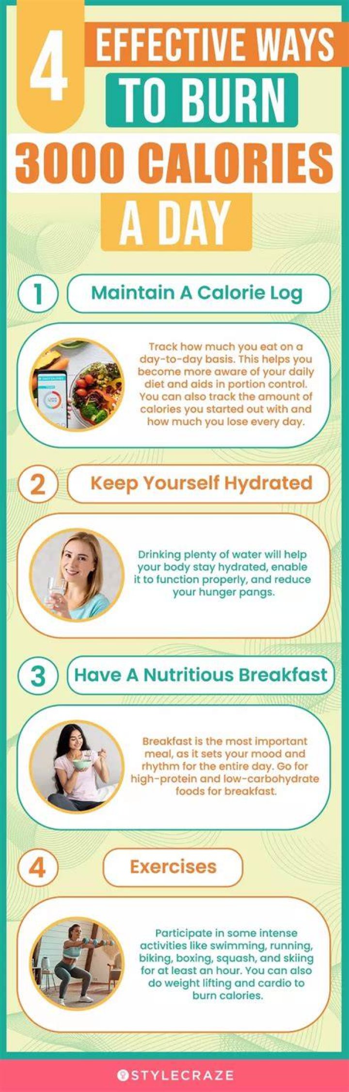 Is burning 3000 calories a day too much?