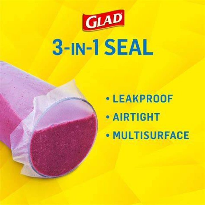 Is Glad Press and Seal sticky?