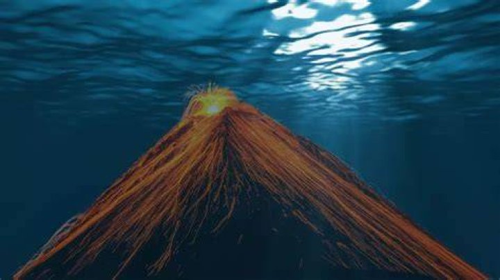 Is there a volcano in Lake Superior?