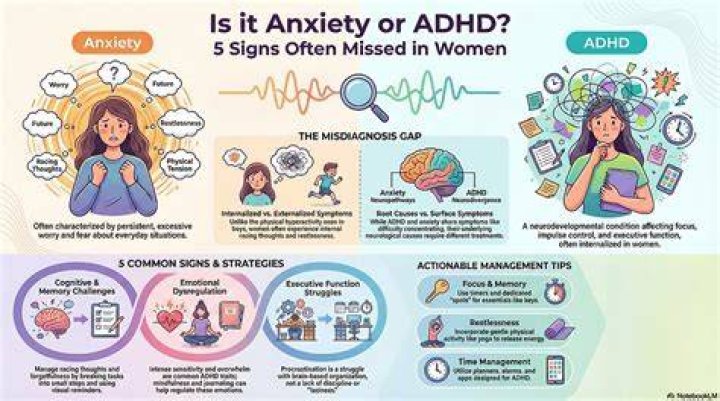 What conditions are mistaken for anxiety?