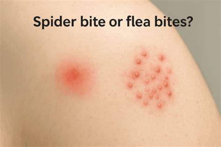 What does a flea bite look like?