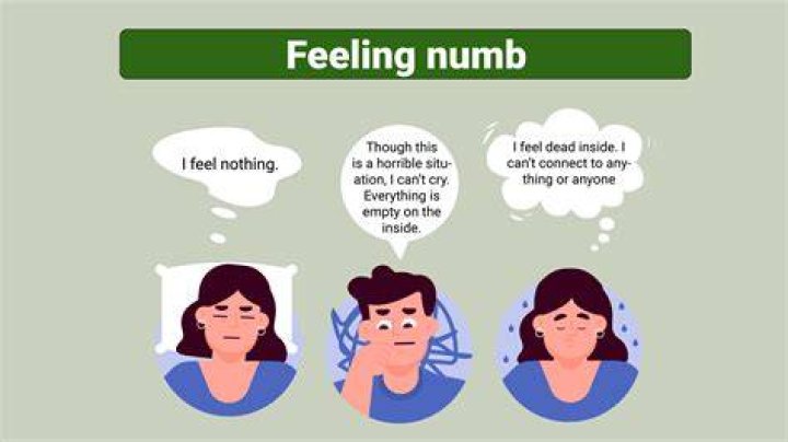 What does numb mean in a relationship?