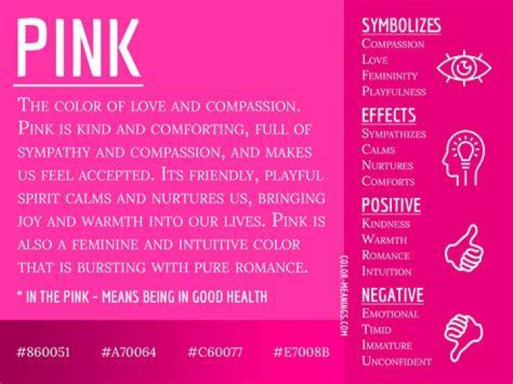 What does pink mean at a funeral?