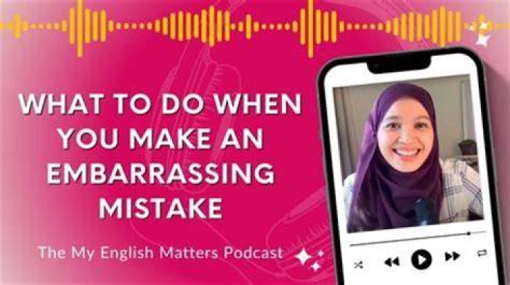 What is an embarrassing mistake called?