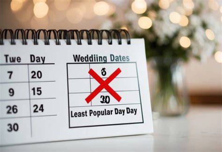 What is the least popular wedding date?