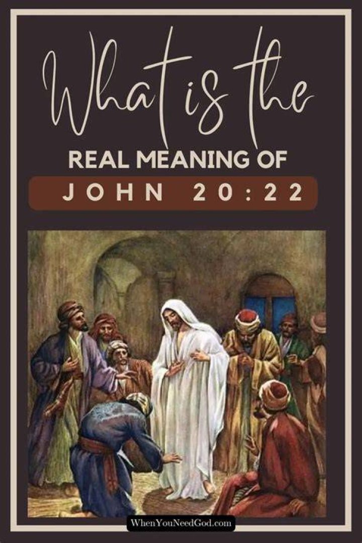 What is the meaning of John 20?