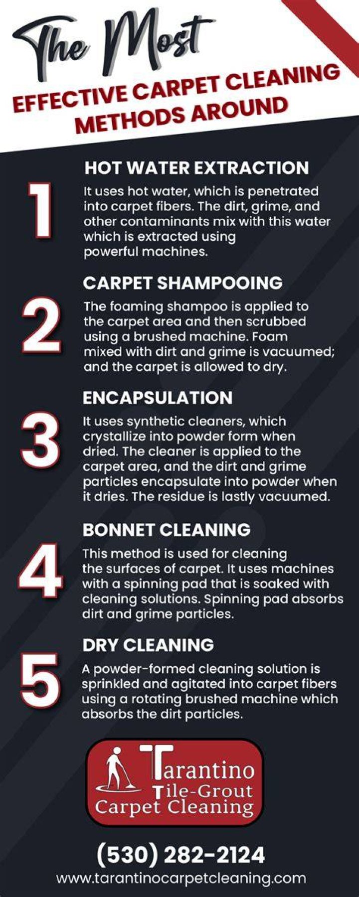 What is the most effective carpet cleaning method?