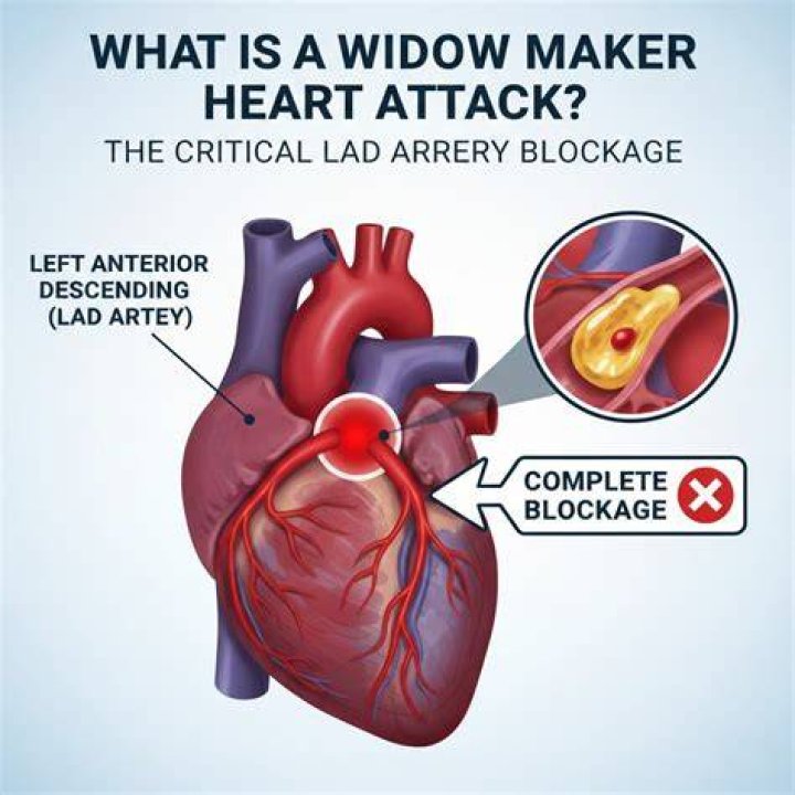 Which artery is the widow maker?
