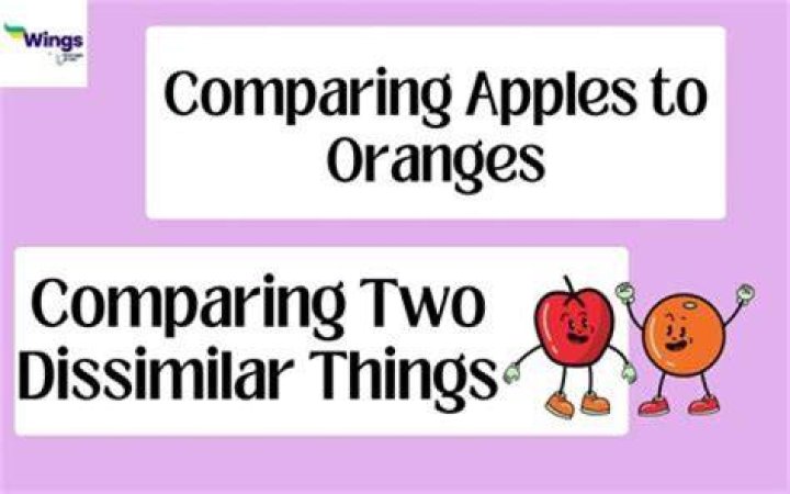 Why are oranges better than apples?