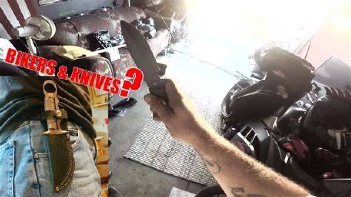 Why do bikers carry knives?